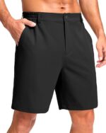 Men's Casual Shorts, Lightweight Golf Shorts with 3 Pockets.