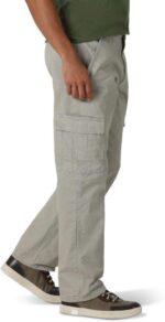 Wrangler Authentics Mens Twill Relaxed Fit Cargo Pant - Image 3