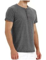 Mens Short Sleeve T-Shirt Cotton Casual Shirt - Image 2