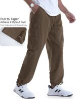 Mens Casual Cargo Pants Relaxed Fit