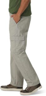 Wrangler Authentics Mens Twill Relaxed Fit Cargo Pant - Image 4