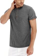 Mens Short Sleeve T-Shirt Cotton Casual Shirt - Image 3