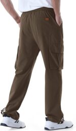 Mens Casual Cargo Pants Relaxed Fit - Image 2