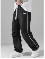 Men's Parachute Sweatpants Y2k Baggy Track Pants