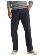 Wrangler Authentics Mens Twill Relaxed Fit Cargo Pant