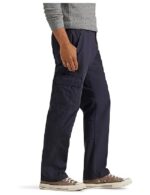 Wrangler Authentics Mens Twill Relaxed Fit Cargo Pant - Image 2