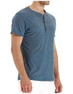 Mens Short Sleeve T-Shirt Cotton Casual Shirt - Image 2