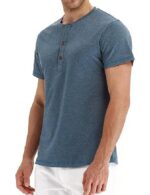 Mens Short Sleeve T-Shirt Cotton Casual Shirt - Image 3