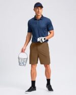 Men's Casual Shorts, Lightweight Golf Shorts with 3 Pockets.