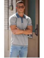 Mens Short Sleeve Polo T-Shirts Cotton Golf T-Shirts