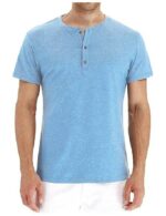 Mens Short Sleeve T-Shirt Cotton Casual Shirt - Image 3
