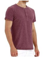 Mens Short Sleeve T-Shirt Cotton Casual Shirt - Image 2