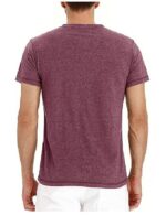 Mens Short Sleeve T-Shirt Cotton Casual Shirt - Image 3