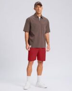 Men's Casual Shorts, Lightweight Golf Shorts with 3 Pockets.