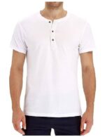 Mens Short Sleeve T-Shirt Cotton Casual Shirt