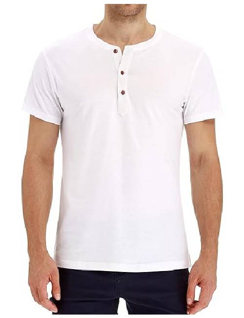 23 Mens Short Sleeve T-Shirt Cotton Casual Shirt - Image 1