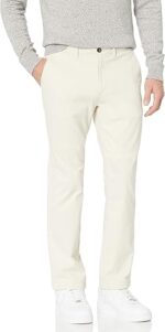 Mens Straight-Fit Casual Stretch Chino Pant