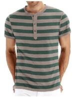 Mens Short Sleeve T-Shirt Cotton Casual Shirt