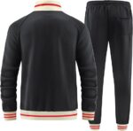 Men Track Suits Sets Long Sleeve Full-zip - Image 4