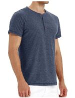 Mens Short Sleeve T-Shirt Cotton Casual Shirt - Image 2