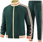Men Track Suits Sets Long Sleeve Full-zip - Image 3