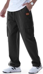 Mens Casual Cargo Pants Relaxed Fit - Image 3