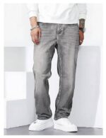Mens Classic Relaxed Fit Jeans Straight /  Baggy Denim