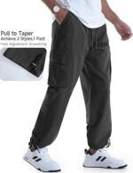 Mens Casual Cargo Pants Relaxed Fit