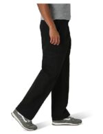 Wrangler Authentics Mens Twill Relaxed Fit Cargo Pant - Image 2