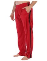 Mens Athletic Track Pants with Zip Bottom