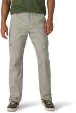 Wrangler Authentics Mens Twill Relaxed Fit Cargo Pant