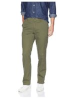 Mens Straight-Fit Casual Stretch Chino Pant