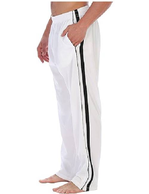 New Project (15) Mens Athletic Track Pants with Zip Bottom - Image 1